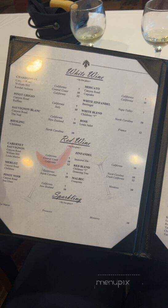 The Speedway Club - Concord, NC menu_pic