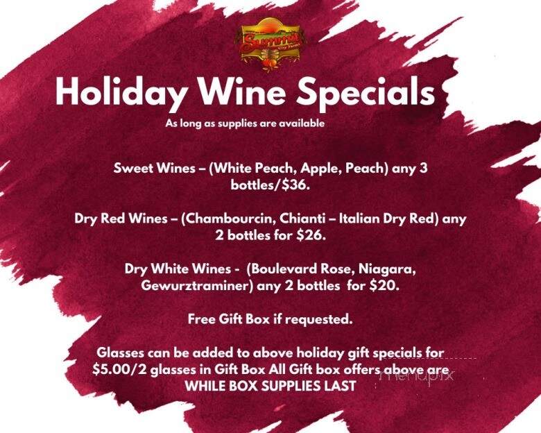 Summit City Winery - Glassboro, NJ menu_pic