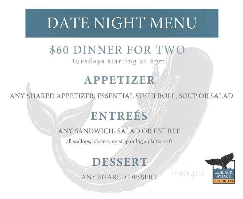 The Black Whale - New Bedford, MA menu_pic