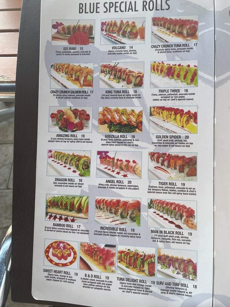 Blu Sushi - Normandy beach, NJ menu_pic