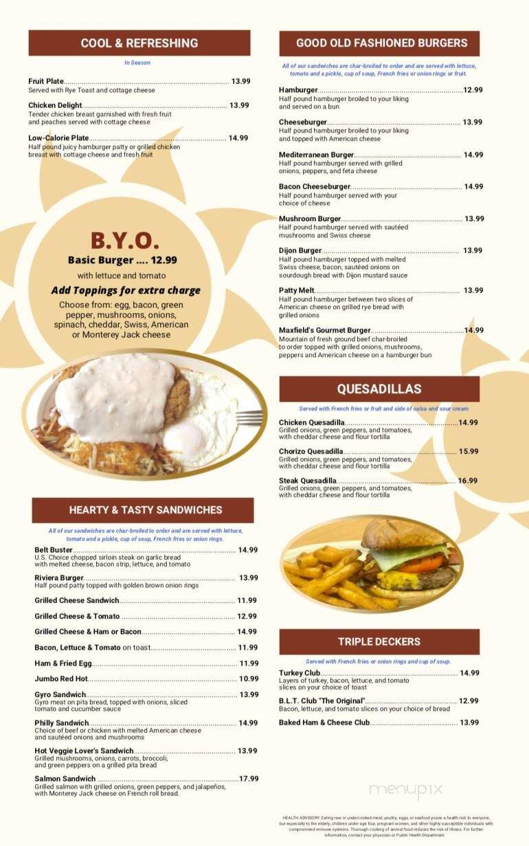 Maxfield's Pancake House - Wauwatosa, WI menu_pic