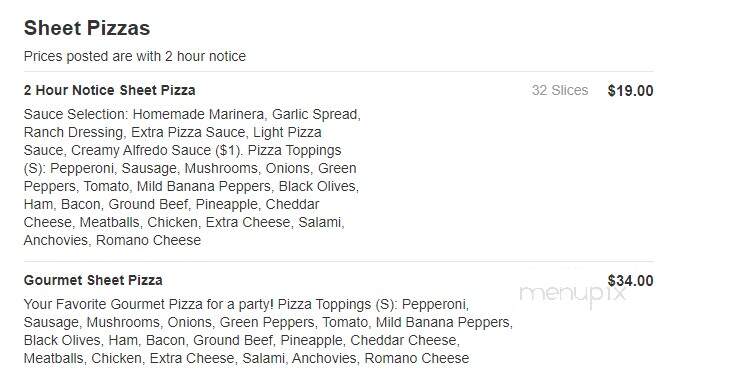 Italian Garden - Garrettsville, OH menu_pic