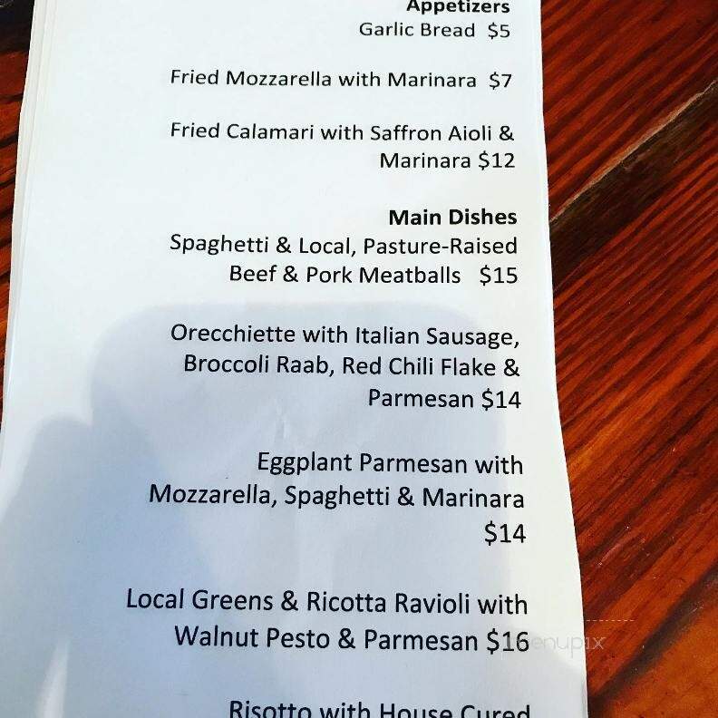 Geer Street Garden - Durham, NC menu_pic