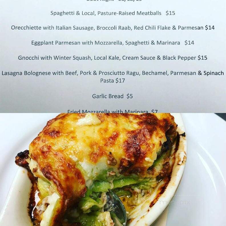 Geer Street Garden - Durham, NC menu_pic