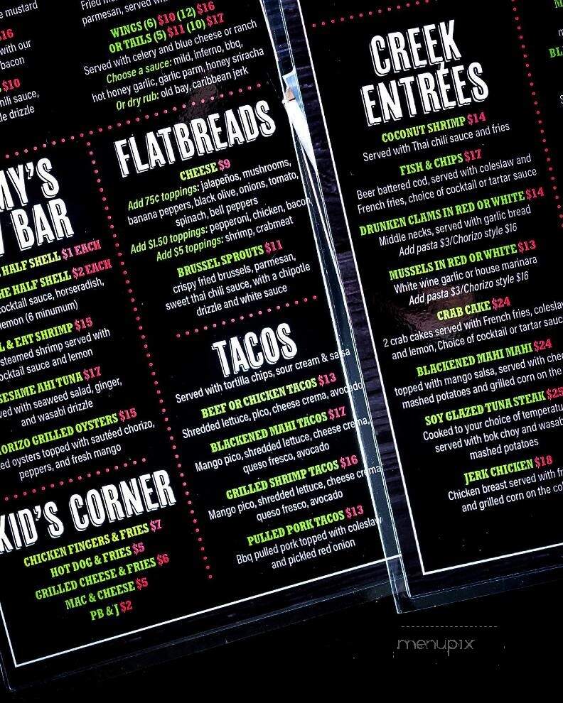 Motts Creek Inn - Galloway, NJ menu_pic