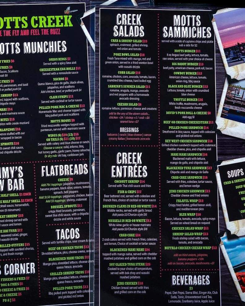 Motts Creek Inn - Galloway, NJ menu_pic