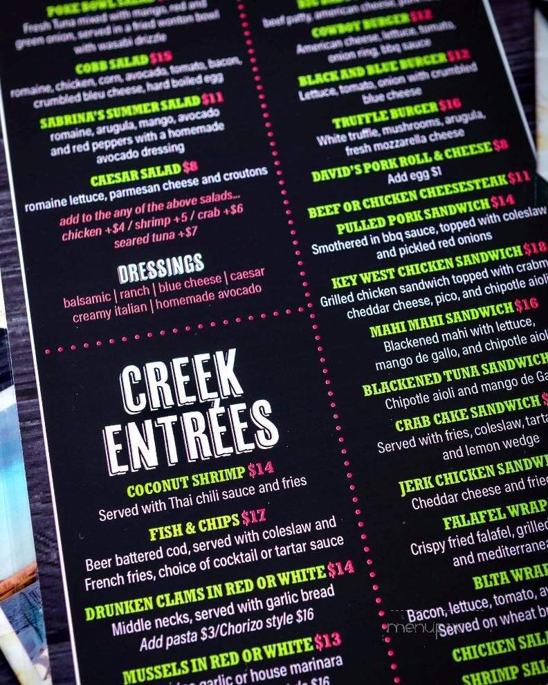 Motts Creek Inn - Galloway, NJ menu_pic