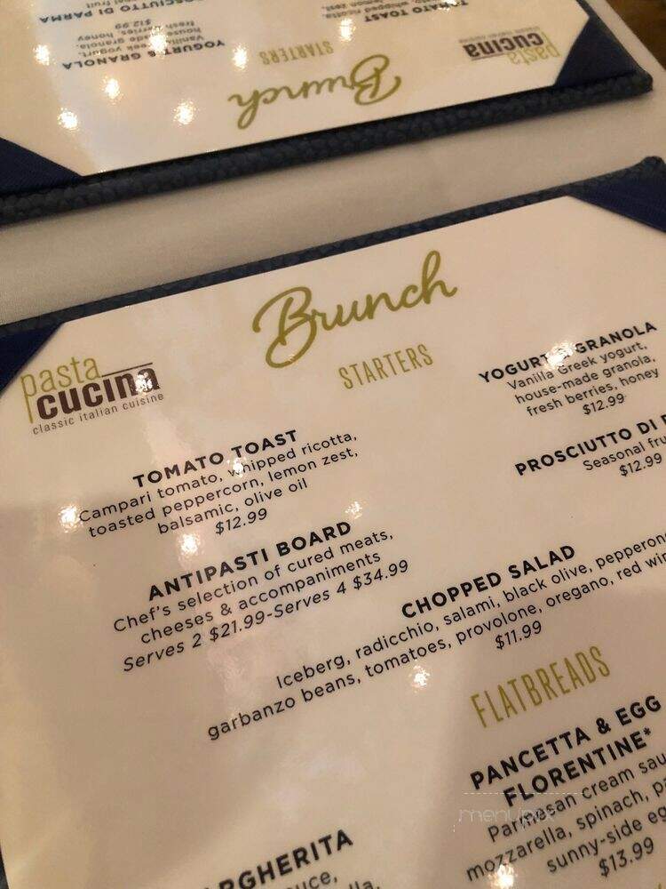 Pasta Cucina - Las Vegas, NV menu_pic