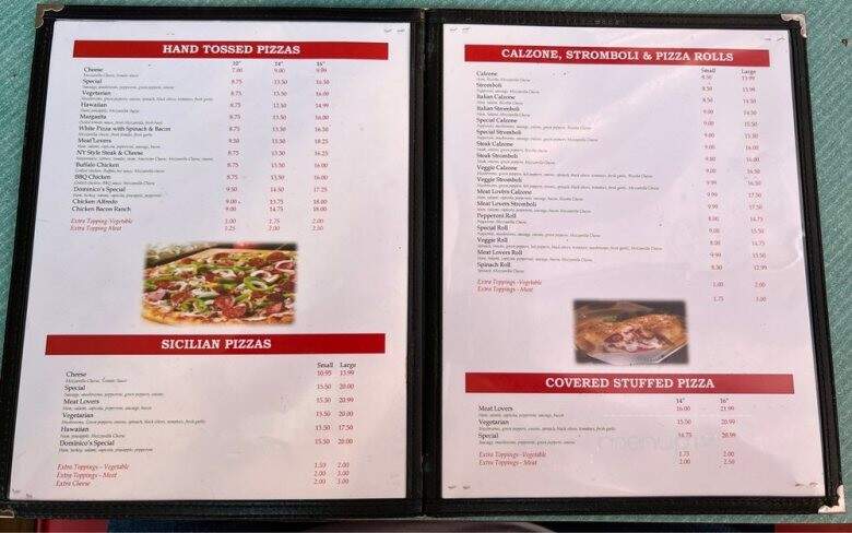 Dominicos - Luray, VA menu_pic