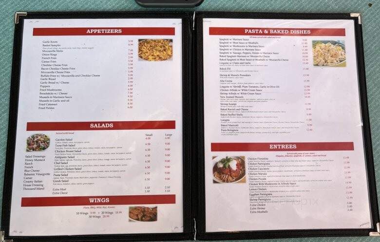 Dominicos - Luray, VA menu_pic