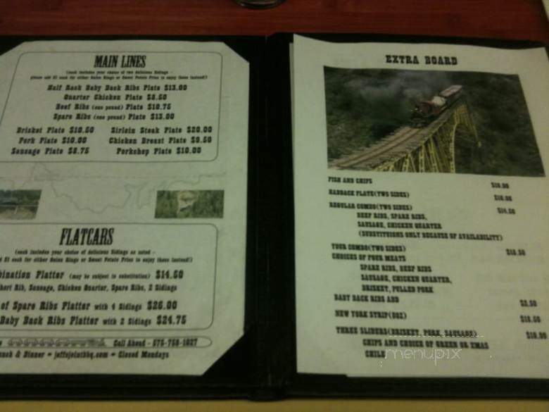 Jeff's Joint BBQ - Taos, NM menu_pic