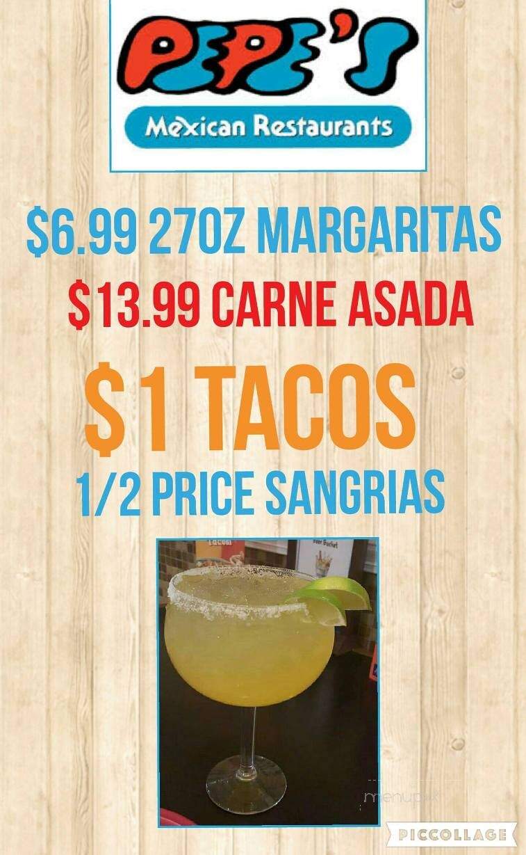Pepe's Mexican Restaurant - Yorkville, IL menu_pic
