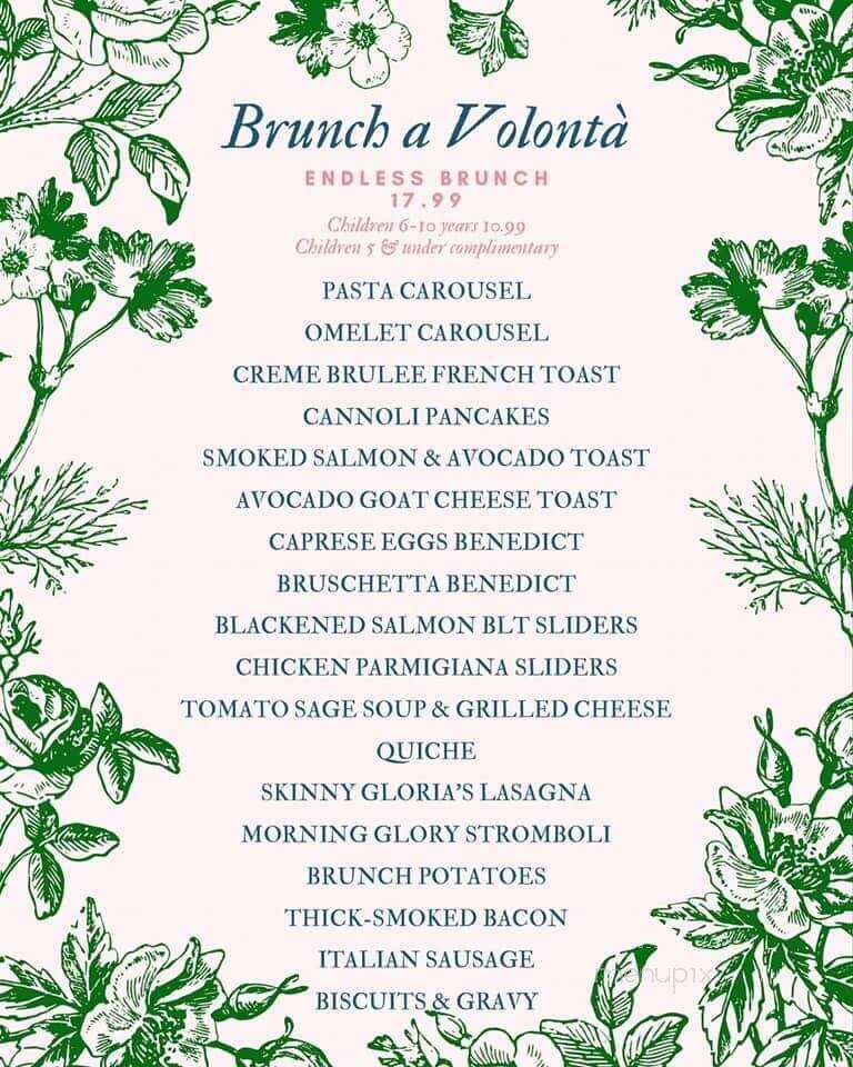 Tavola Trattoria - Bentonville, AR menu_pic