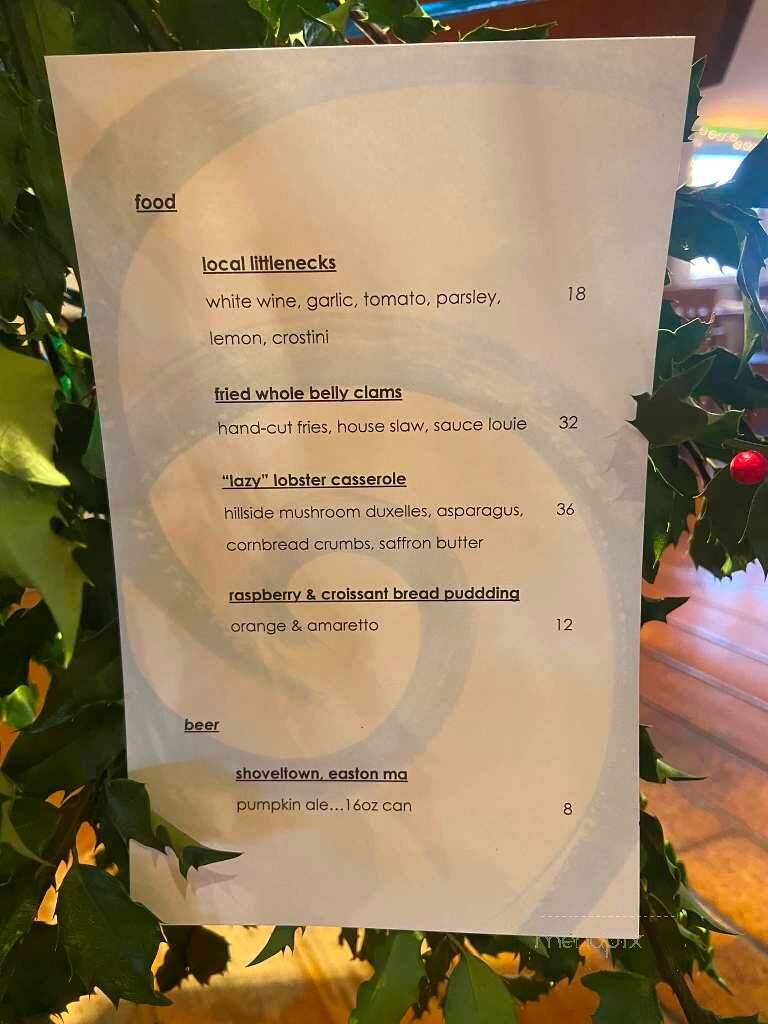 The Back Eddy - Westport, MA menu_pic