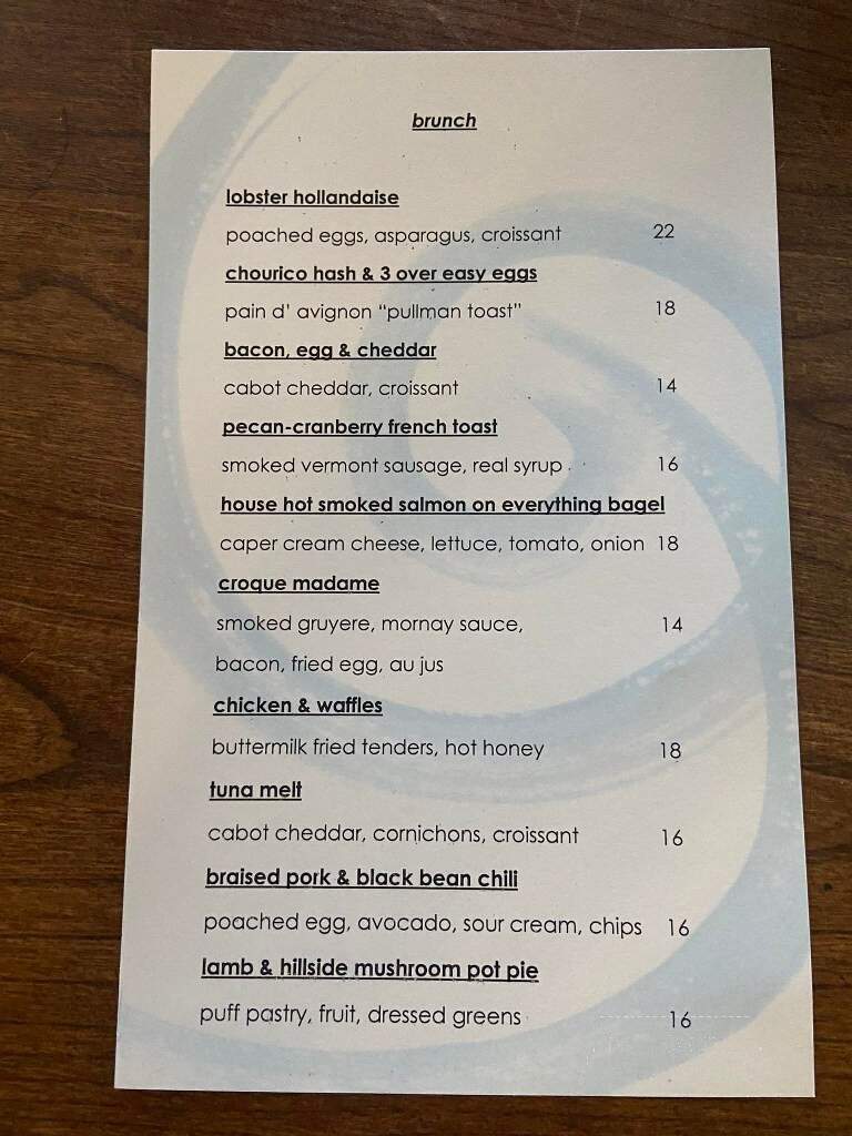 The Back Eddy - Westport, MA menu_pic
