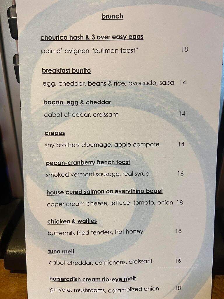 The Back Eddy - Westport, MA menu_pic
