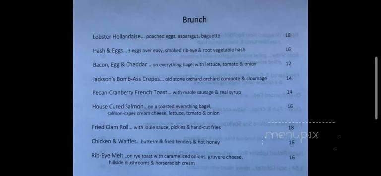 The Back Eddy - Westport, MA menu_pic