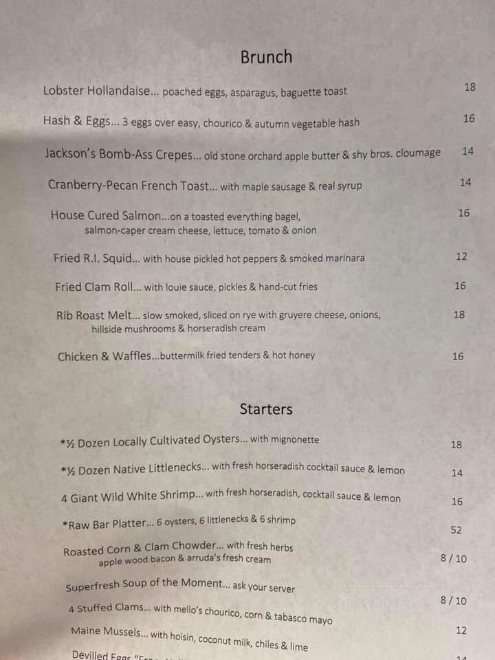 The Back Eddy - Westport, MA menu_pic