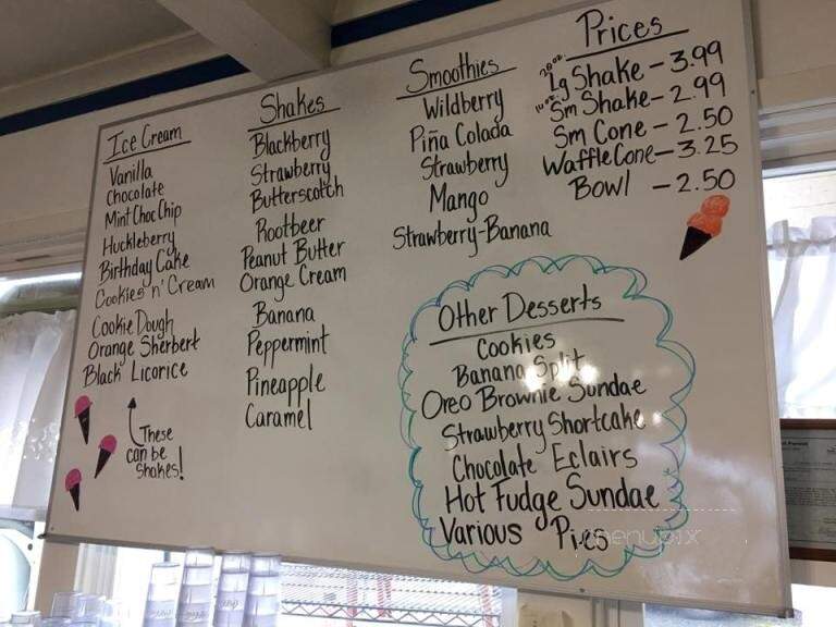 Cruiser Cafe - Eatonville, WA menu_pic