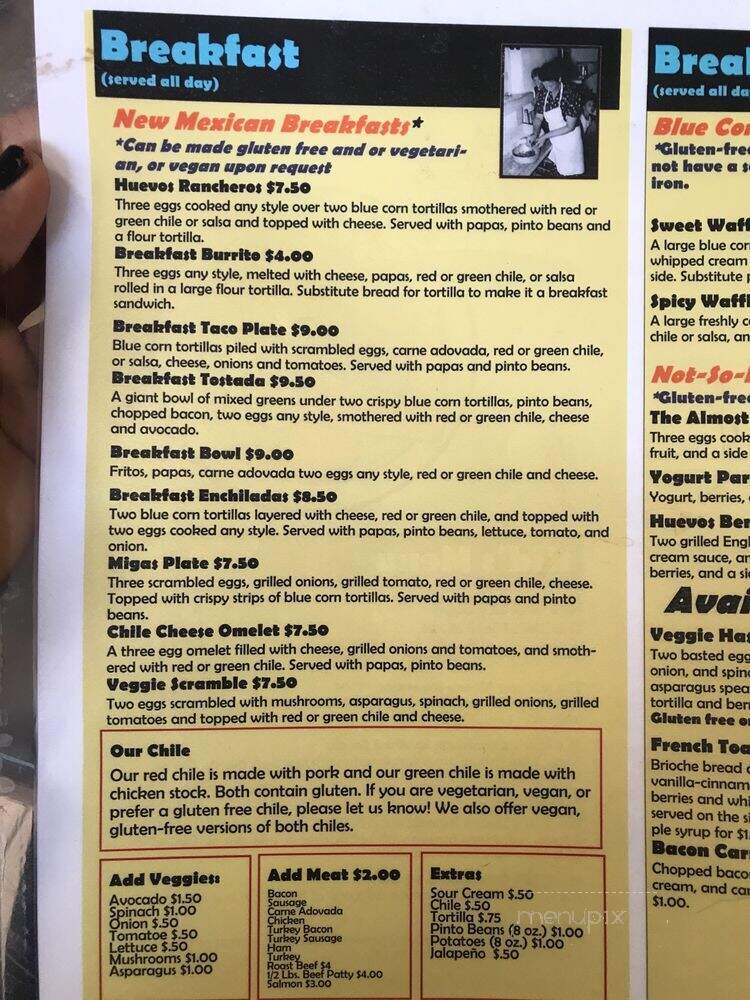 Tia Betty Blues - Albuquerque, NM menu_pic