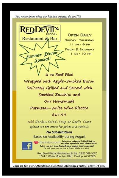 Red Devil Pizza - Pinetop, AZ menu_pic