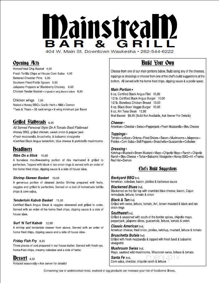 Mainstream Bar & Grill - Waukesha, WI