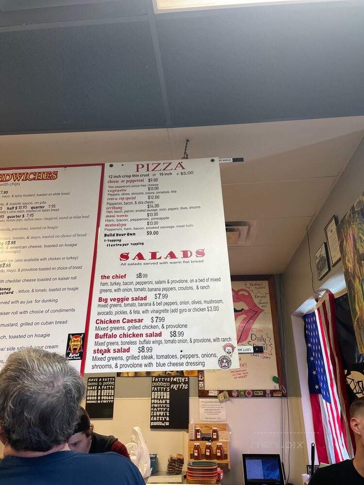 Fatty's Sandwich Shop II - Panama City Beach, FL menu_pic