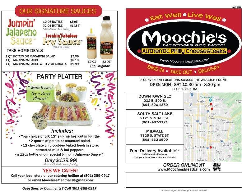 Moochie's Meatballs & More! - Midvale, UT