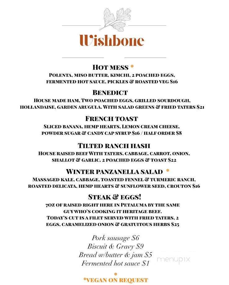 Wishbone - Petaluma, CA menu_pic