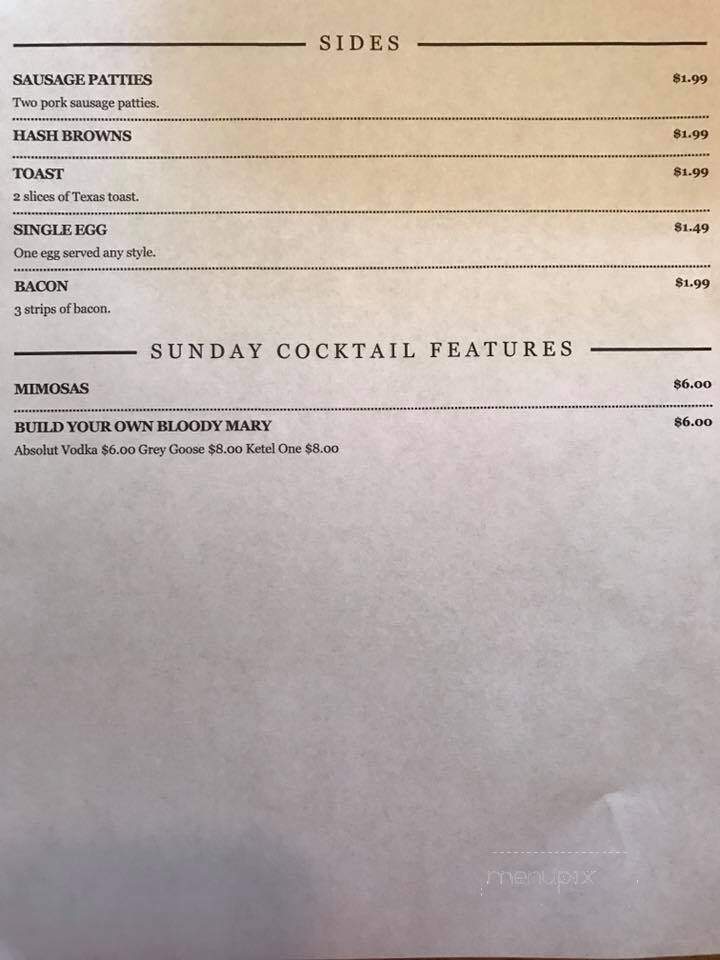 Meagher's Irish Pub - Bridgeport, WV menu_pic