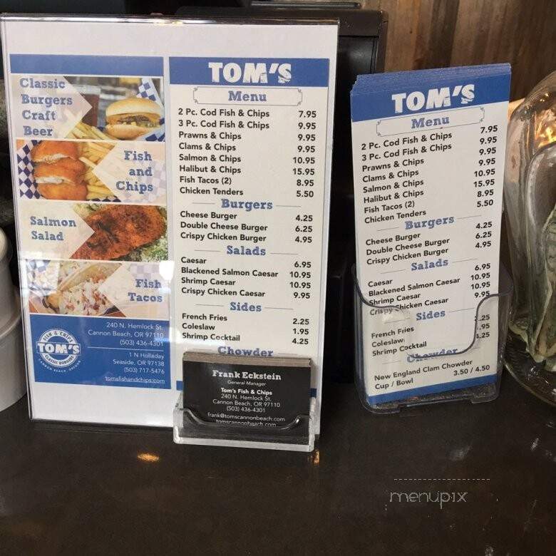 Tom's Fish and Chips - Cannon Beach, OR