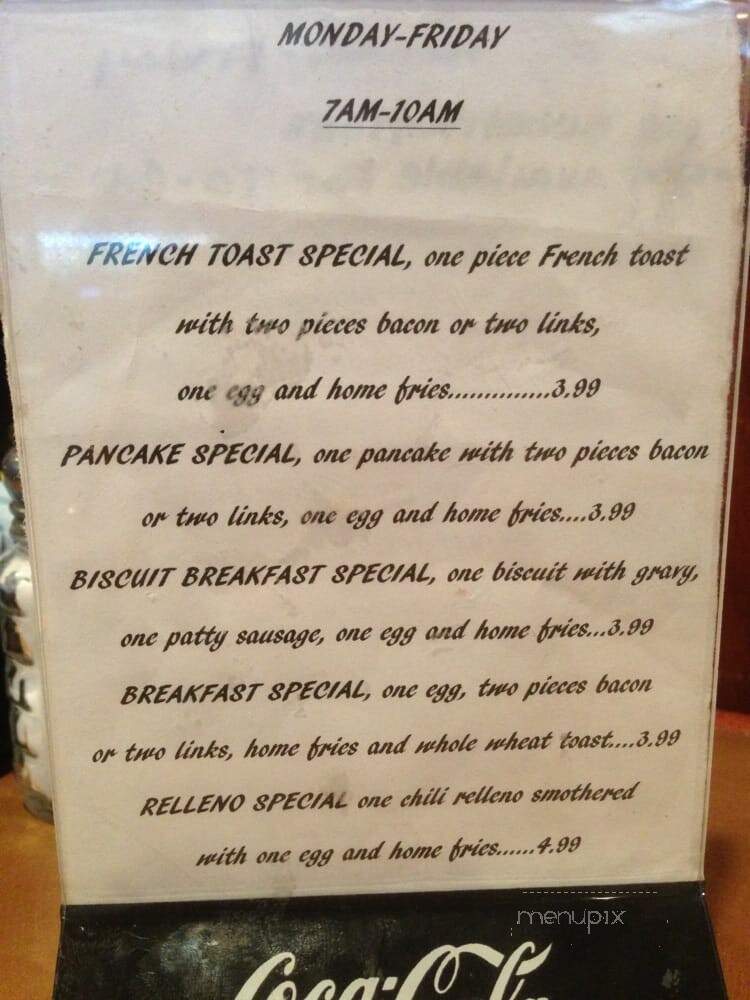 Stonegate Cafe - Parker, CO menu_pic