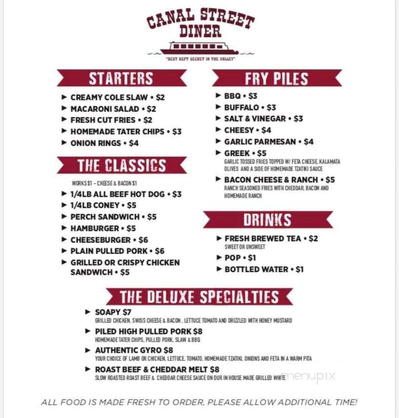 School House Winery - Dover, OH menu_pic