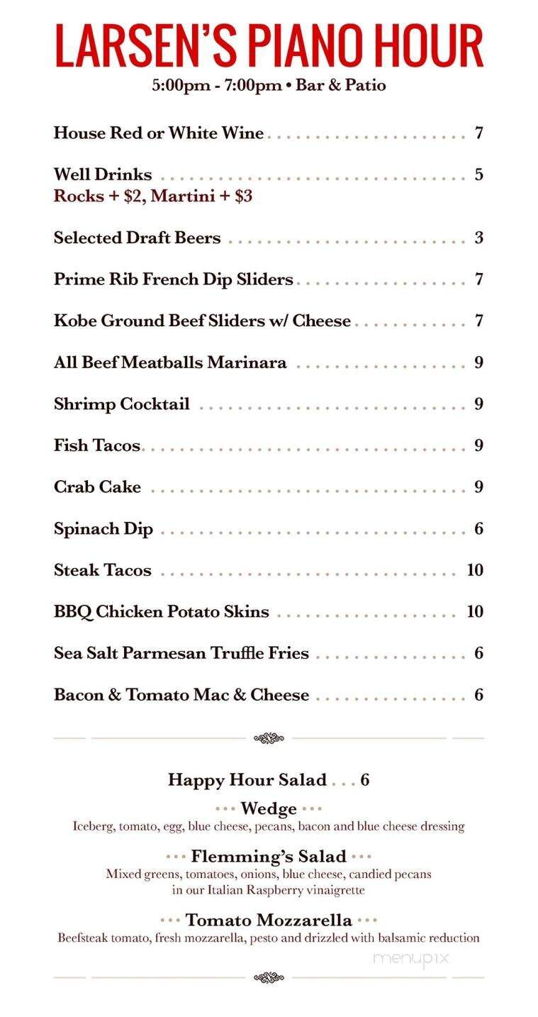 Larsen's Grill - Oxnard, CA menu_pic