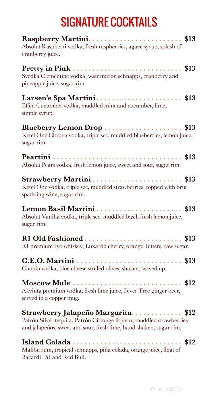 Larsen's Grill - Oxnard, CA menu_pic