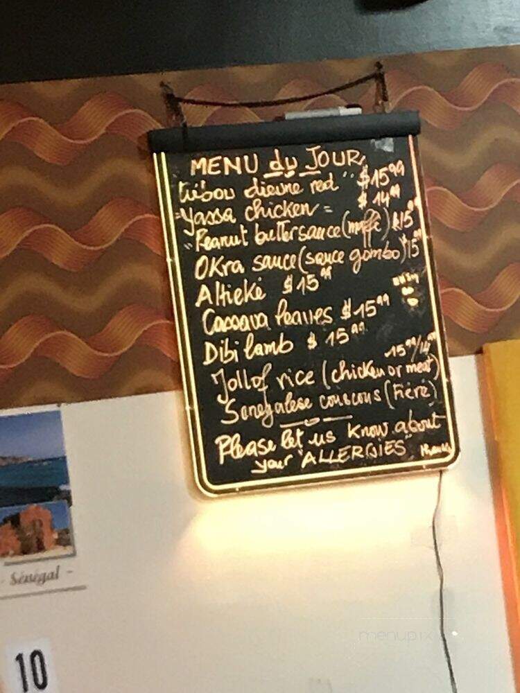 Chez Dior - Hyattsville, MD menu_pic