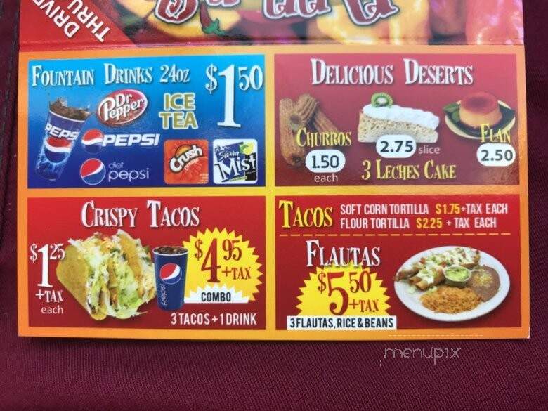 Peppers Taco - Mesquite, TX menu_pic