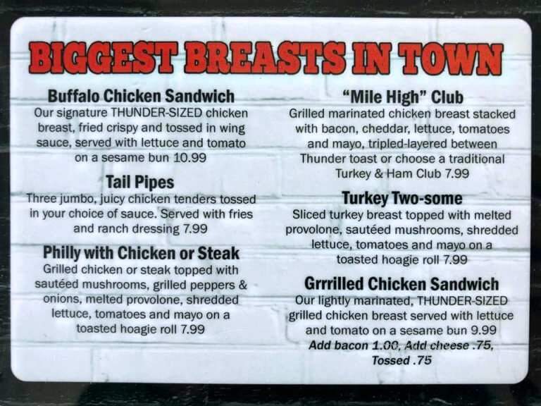 Iron Thunder Saloon - Mooresville, NC menu_pic