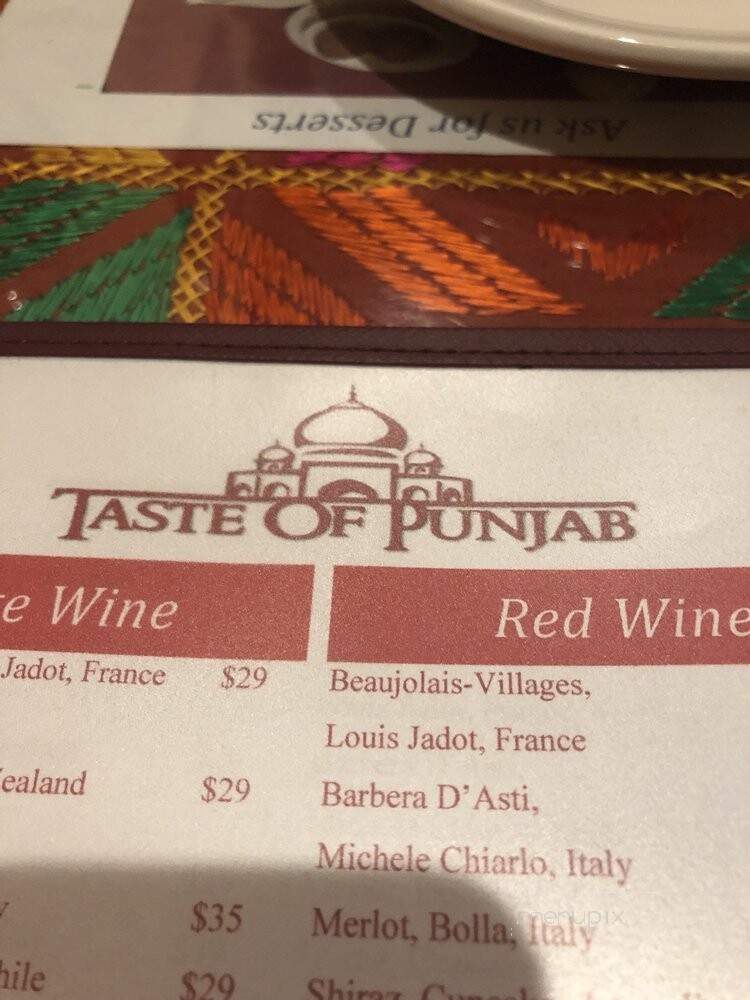 Taste of Punjab Indian Cuisine - Largo, FL menu_pic