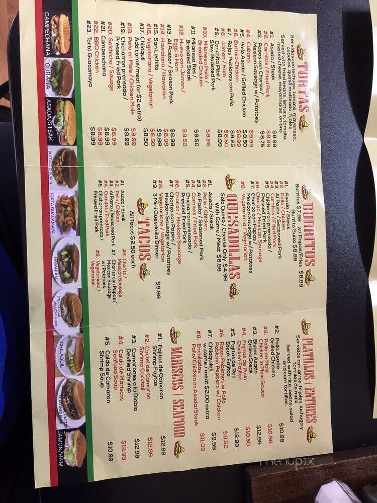 Torteria San Lenchito - Chicago, IL menu_pic
