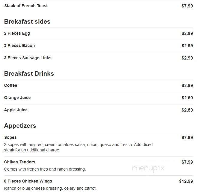 Dubai Mexican Grill and Bar Restaurant - Salt Lake City, UT menu_pic