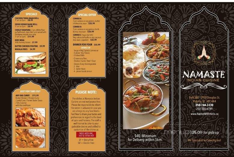 Namaste  Indian Cuisine - Victoria, BC