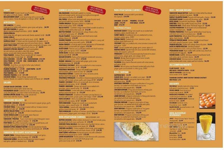 Namaste  Indian Cuisine - Victoria, BC