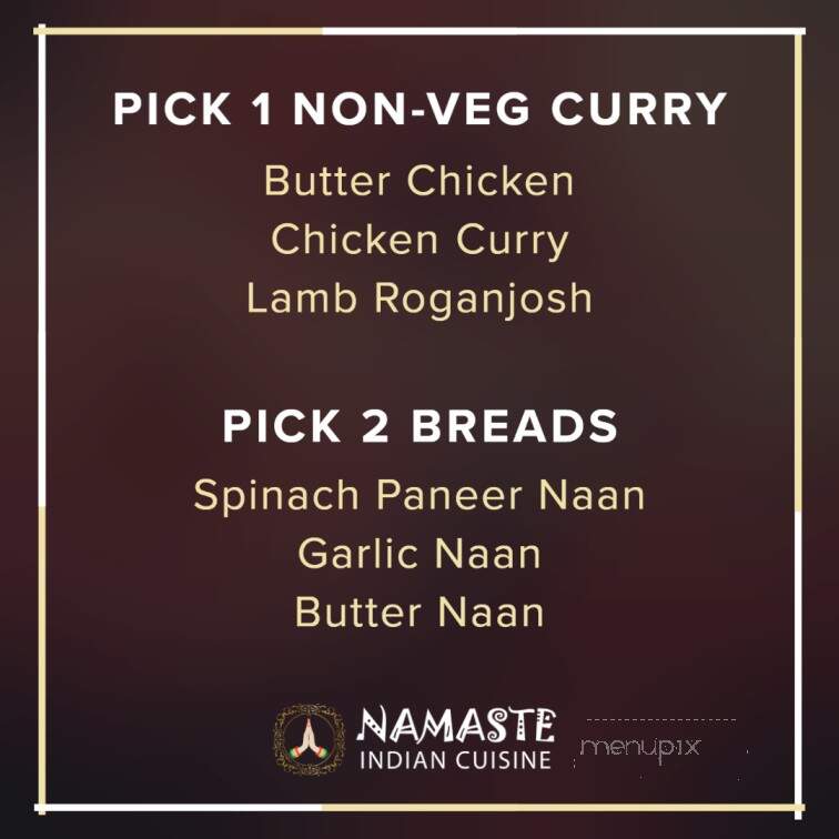 Namaste  Indian Cuisine - Victoria, BC
