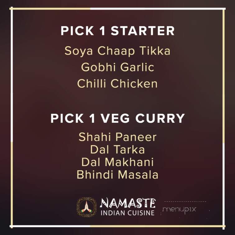 Namaste  Indian Cuisine - Victoria, BC
