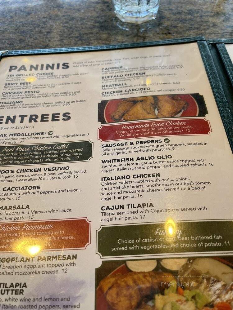 Caliendo's - Winfield, IL menu_pic