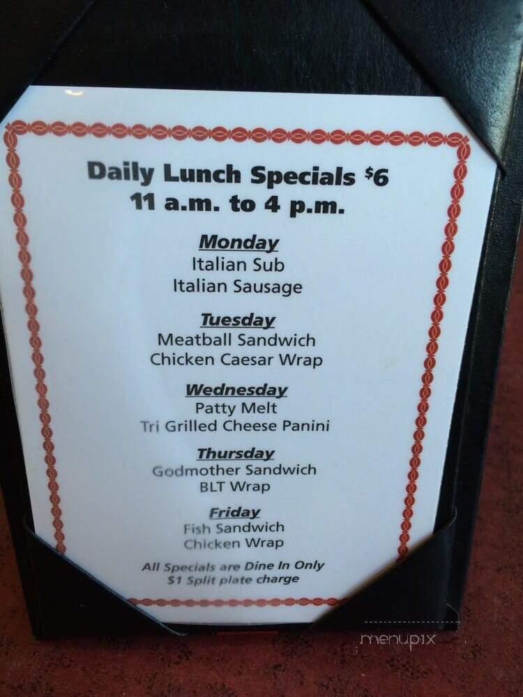 Caliendo's - Winfield, IL menu_pic
