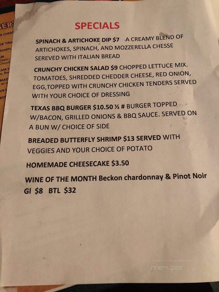 Caliendo's - Winfield, IL menu_pic