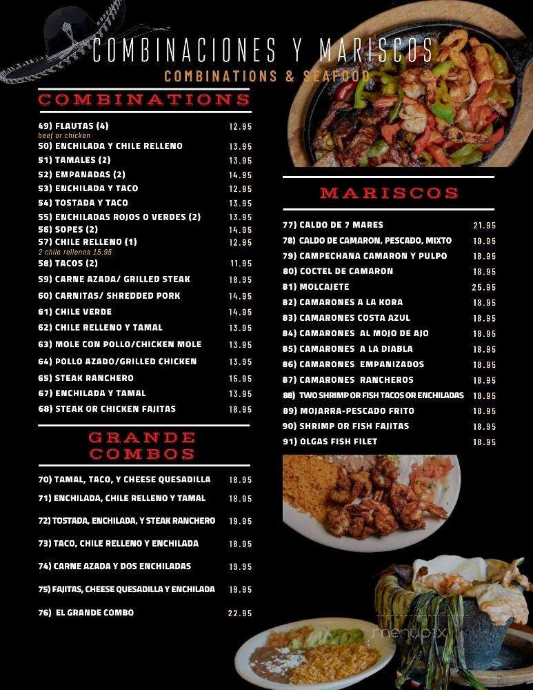 El Charro - Woodland, CA menu_pic