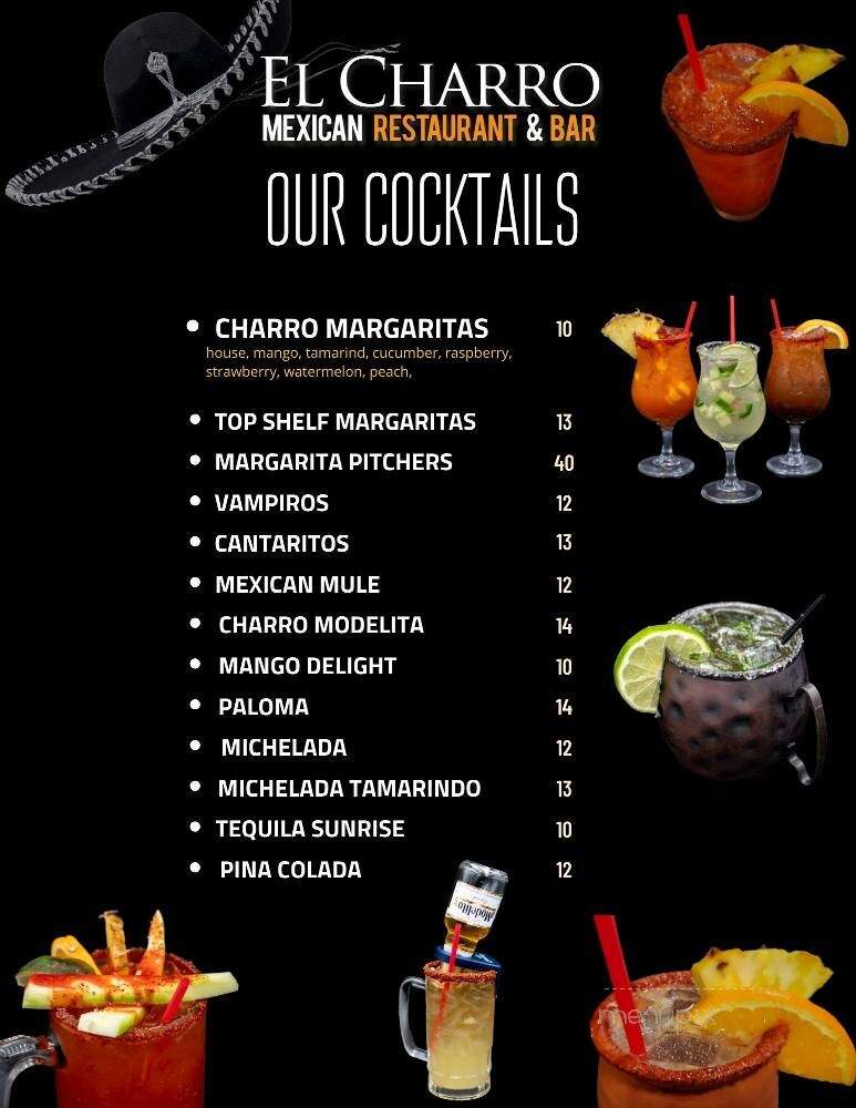 El Charro - Woodland, CA menu_pic